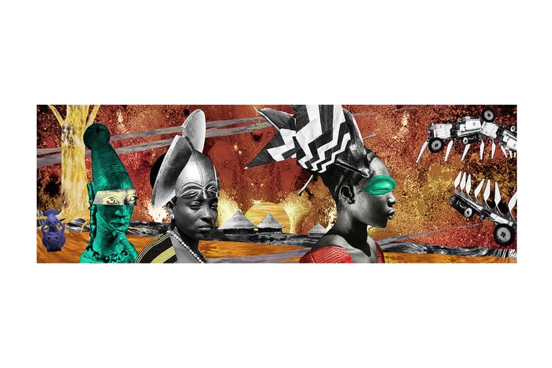 museum rietberg a kind of paradise colonial photography zurich  Raphaël Barontini omar victor diop mary enoch baxter roasana Paulino cedric kouame mixed media group 