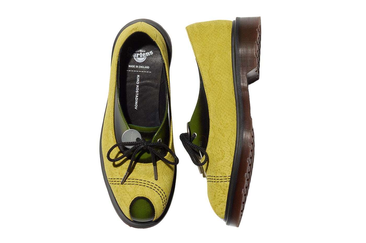 Kiko Kostadinov Dr Martens Made in England Toe Box Strap Collaboration collection Release Info