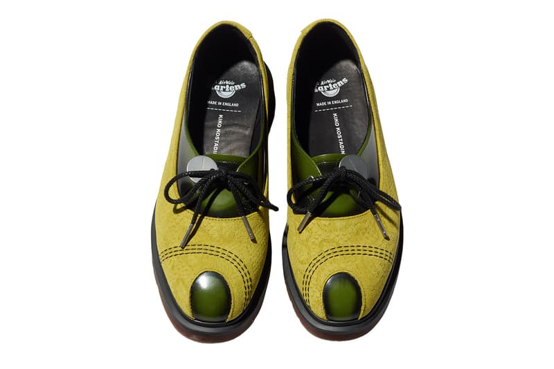 Kiko Kostadinov Dr Martens Made in England Toe Box Strap Collaboration collection Release Info