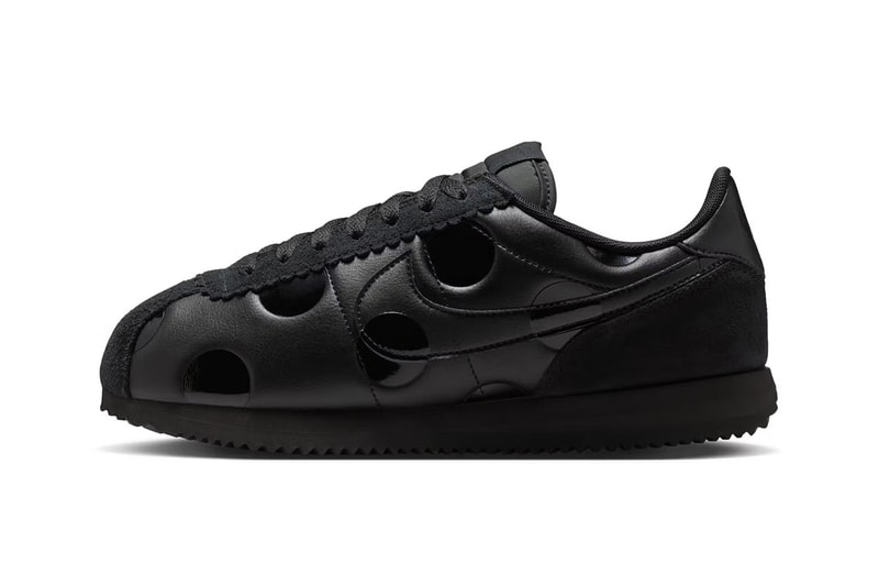 Nike Cortez Triple Black Polka Dot IR1332-002 Official Images