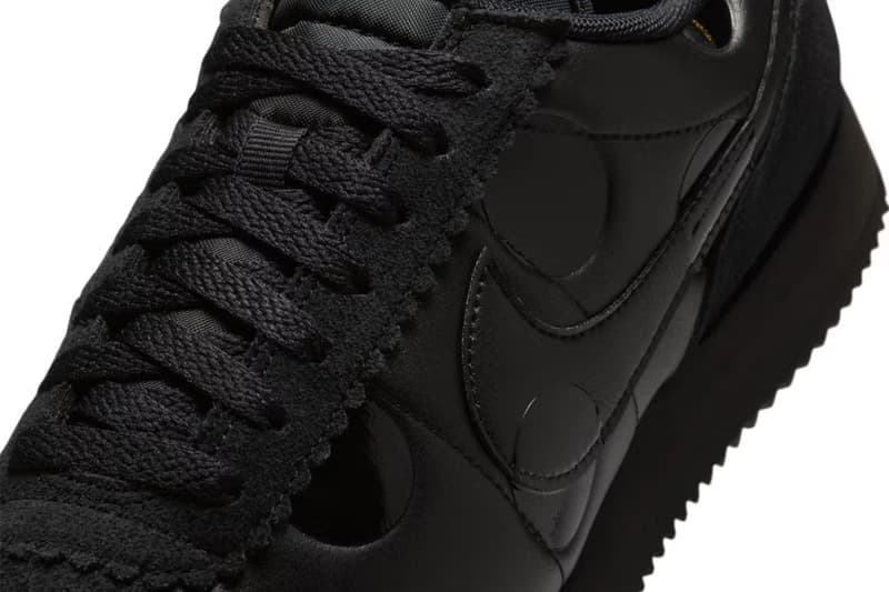 Nike Cortez Triple Black Polka Dot IR1332-002 Official Images
