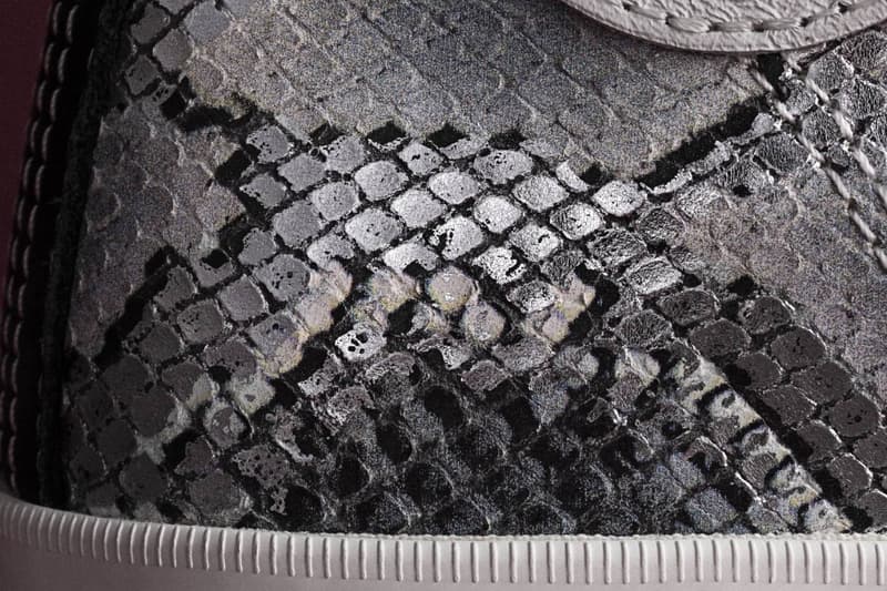 Converse First String Chuck Taylor New Material Expressions Premium Leather Snake Print Croc Print Leather Vibram