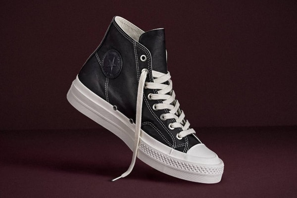 Converse First String Chuck Taylor New Material Expressions Premium Leather Snake Print Croc Print Leather Vibram