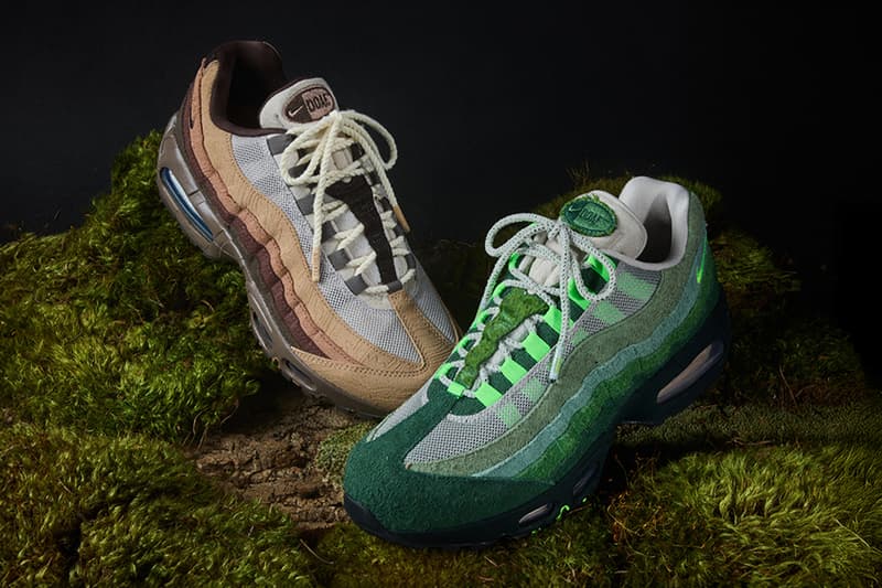 Ducks of a Feather Nike Air Max 95 Release Date The Woods Lumber Yard IQ3986-300 IQ3988-001 info store list buying guide photos price