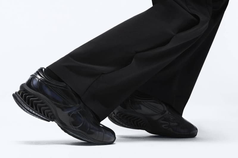 PUMA Cell Geo 1 x _J.L-A.L_ pack in Umbré brown and Midnight blue-black patent leather colorways - detail view 3