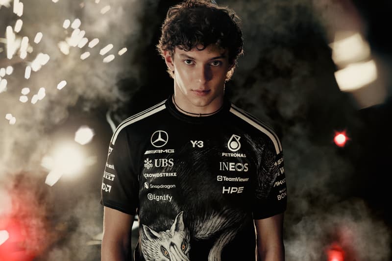 Y-3 x Mercedes-AMG PETRONAS F1 Team Collection George Russell Kimi Antonelli Toto Wolff Campaign