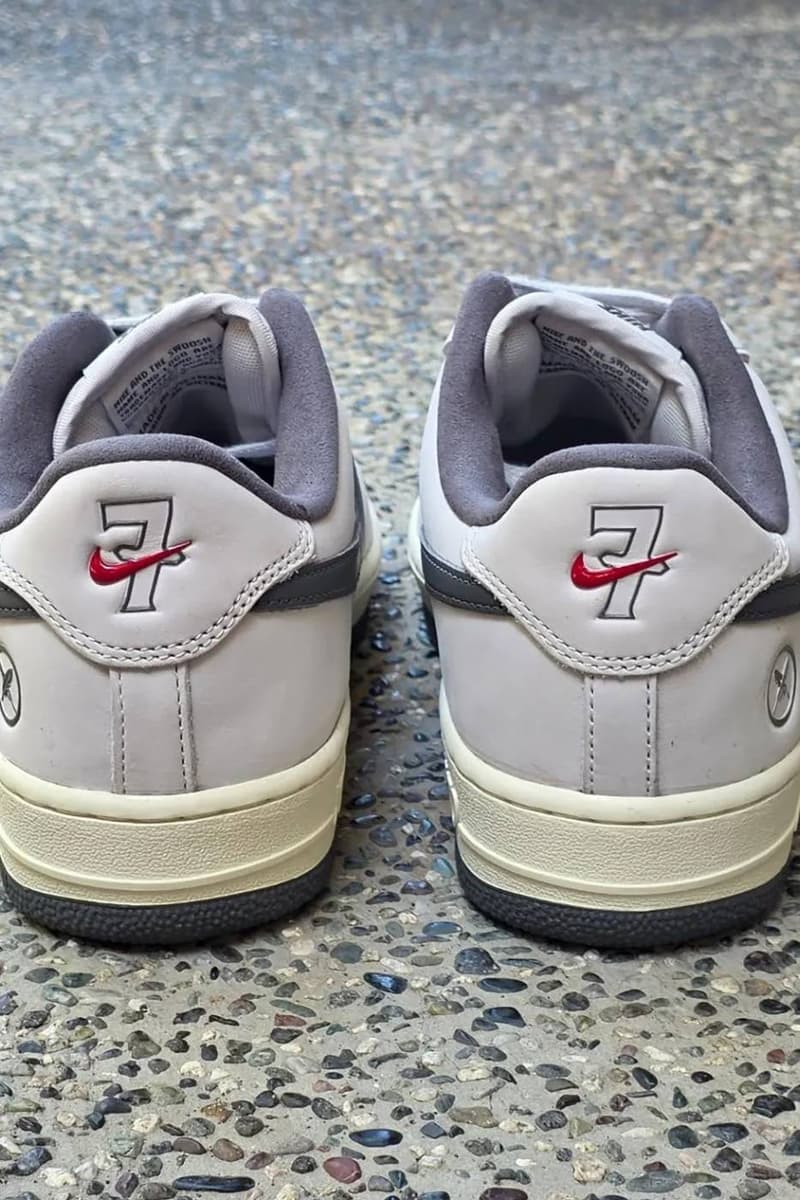 Yuto Horigome Nike SB Air Force 1 Low “White/Iron Grey” First Look IO8439-100