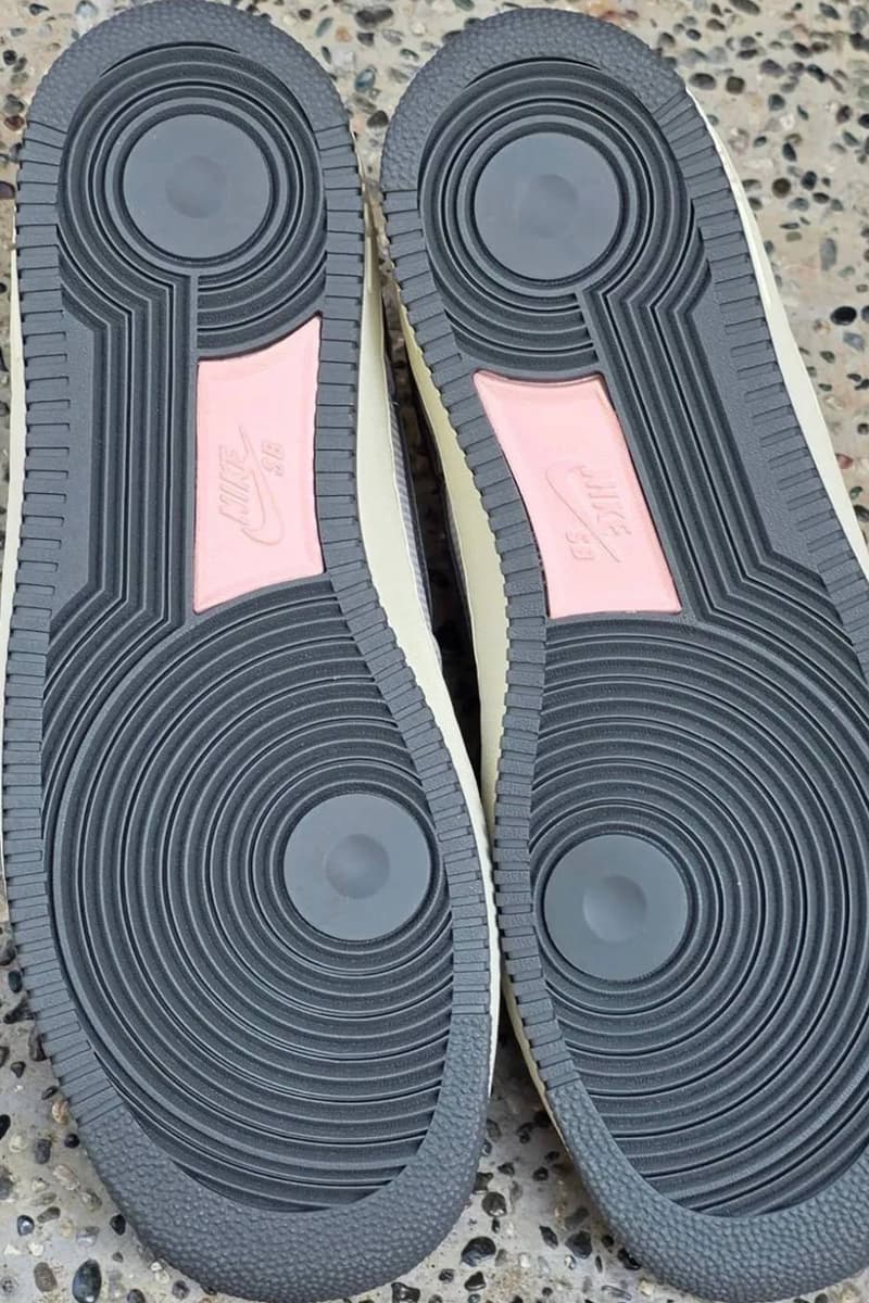 Yuto Horigome Nike SB Air Force 1 Low “White/Iron Grey” First Look IO8439-100