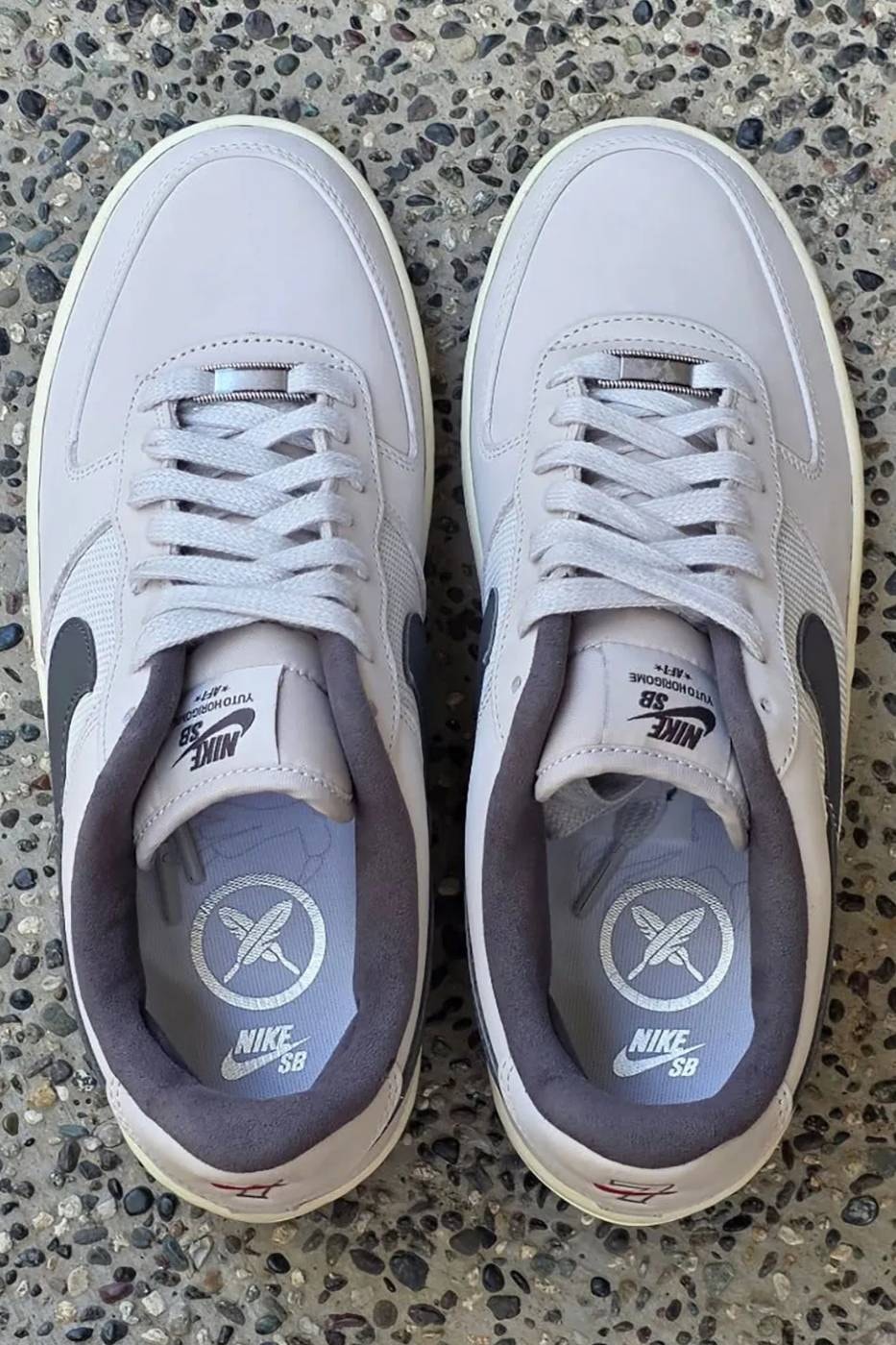 Yuto Horigome Nike SB Air Force 1 Low “White/Iron Grey” First Look IO8439-100