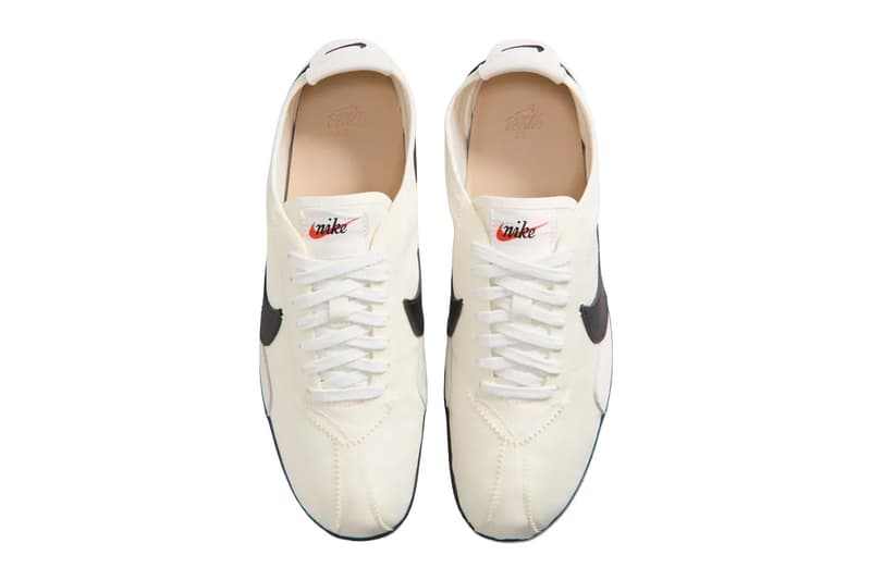 Nike Moon Shoe in Soft Pearl and Black, the 1971 Bill Bowerman design with iconic waffle-pattern sole construction - detail view 5