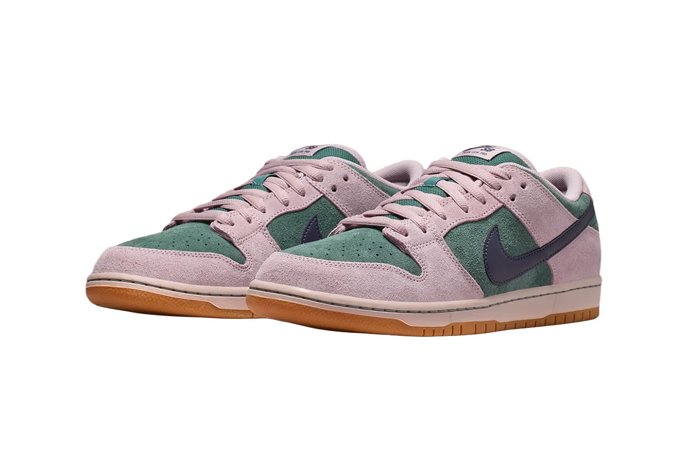 Nike SB Dunk Low Mineral Slate/Particle Rose-Dark Raisin-Silt Red-Gum Light Brown HQ1625-300 Official Images