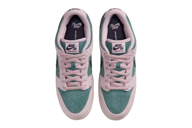 Nike SB Dunk Low Mineral Slate/Particle Rose-Dark Raisin-Silt Red-Gum Light Brown HQ1625-300 Official Images