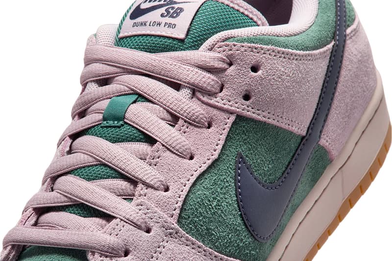 Nike SB Dunk Low Mineral Slate/Particle Rose-Dark Raisin-Silt Red-Gum Light Brown HQ1625-300 Official Images