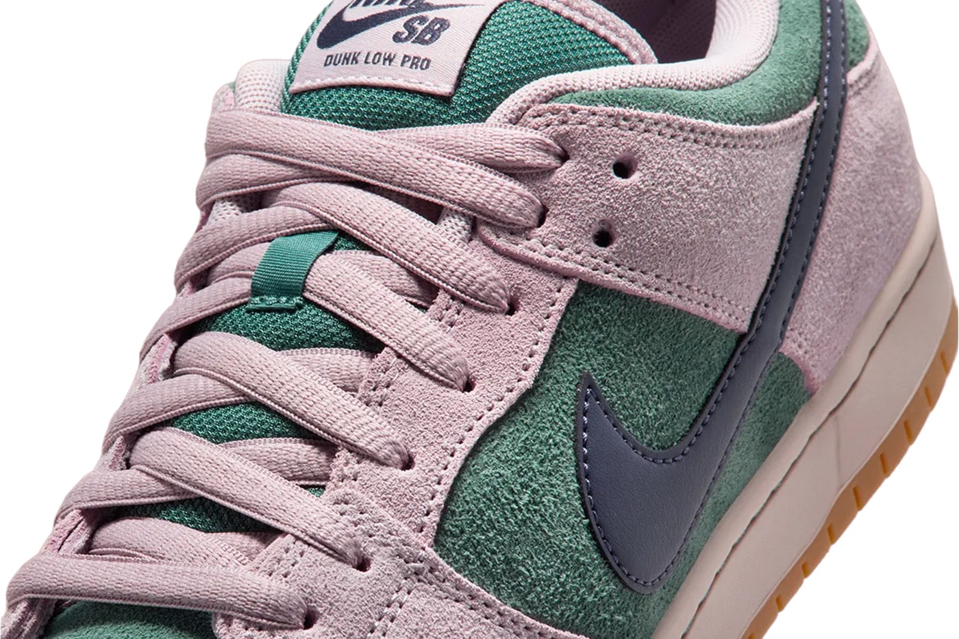 Nike SB Dunk Low Mineral Slate/Particle Rose-Dark Raisin-Silt Red-Gum Light Brown HQ1625-300 Official Images