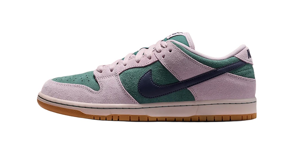 Nike SB Dunk Low “Mineral Slate” Adds “Particle Rose” Overlays