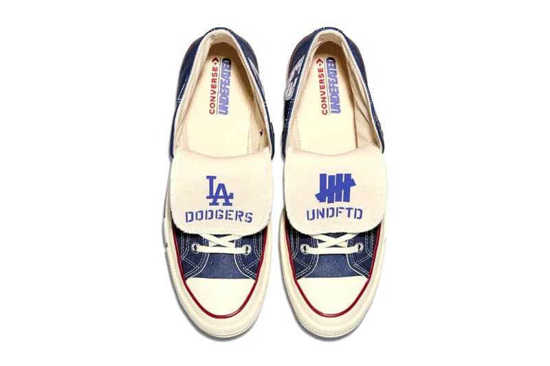 UNDEFEATED Converse Chuck Taylor Los Angeles Dodgers A19846C Official Images