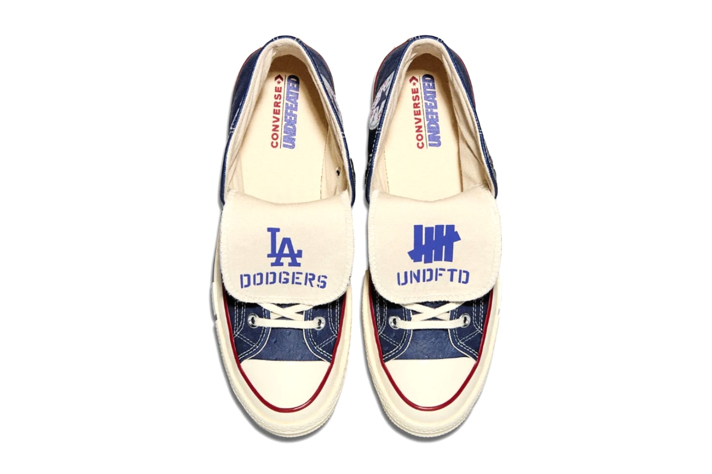 UNDEFEATED Converse Chuck Taylor Los Angeles Dodgers A19846C Official Images
