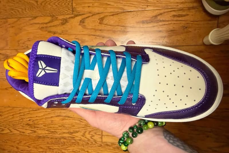 Nike Kobe Dunk Low Protro "Draft Day" Fierce Purple/Blue Lagoon-Sail kobe bryant IM0586-500