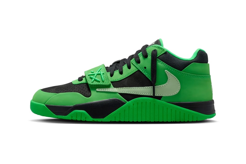 Travis Scott Jordan CJ1 T Rexx Green Spark IM9113-300 Release Info