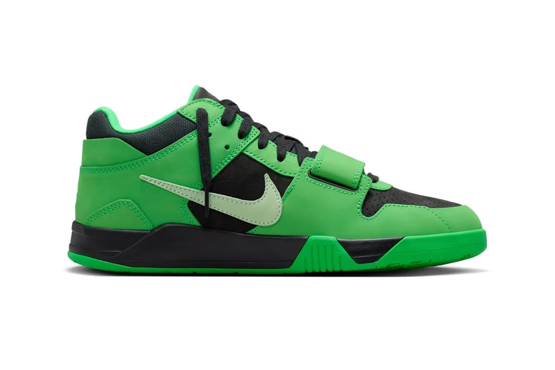 Travis Scott Jordan CJ1 T Rexx Green Spark IM9113-300 Release Info