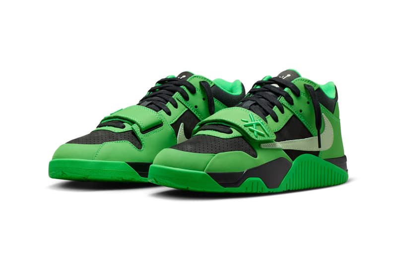 Travis Scott Jordan CJ1 T Rexx Green Spark IM9113-300 Release Info