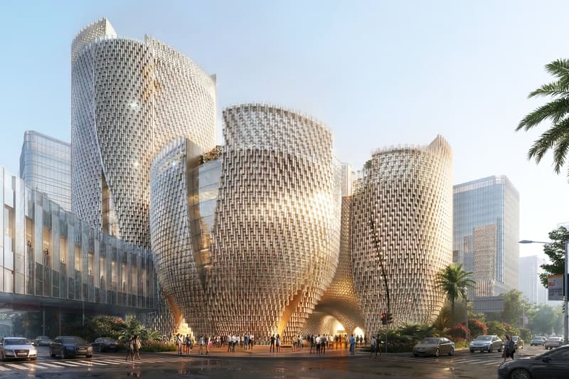 Büro Ole Scheeren Róng Museum of Art Nanshan District Shenzhen Architecture Progress Construction photos renders Tenova Future