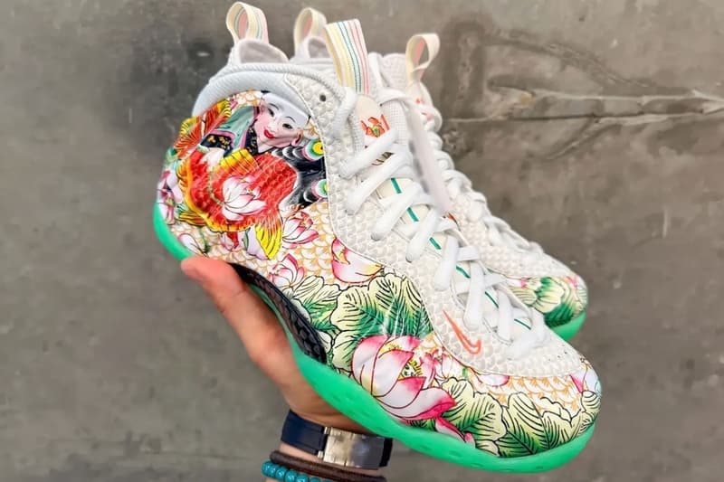 Nike Air Foamposite One "Tianjin 2.0" Release Info IR2078-100 White/Light Poison Green-Black-Lava Glow-Tour Yellow