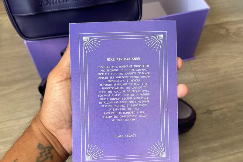 Nike Honors Culture With the Ultra-Limited Air Max Sunder "Black Legacy" Black Employee Network (BEN)