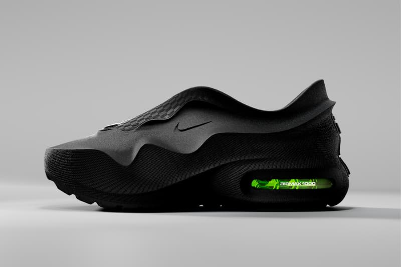 Zellerfeld x Nike Air Max 1000 "Black/Volt" air max day re release 3d printed shoe HV0234-001