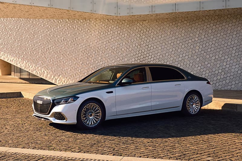 2027 Mercedes-Maybach S-Class luxury sedan with illuminated grille and MBUX Superscreen interior