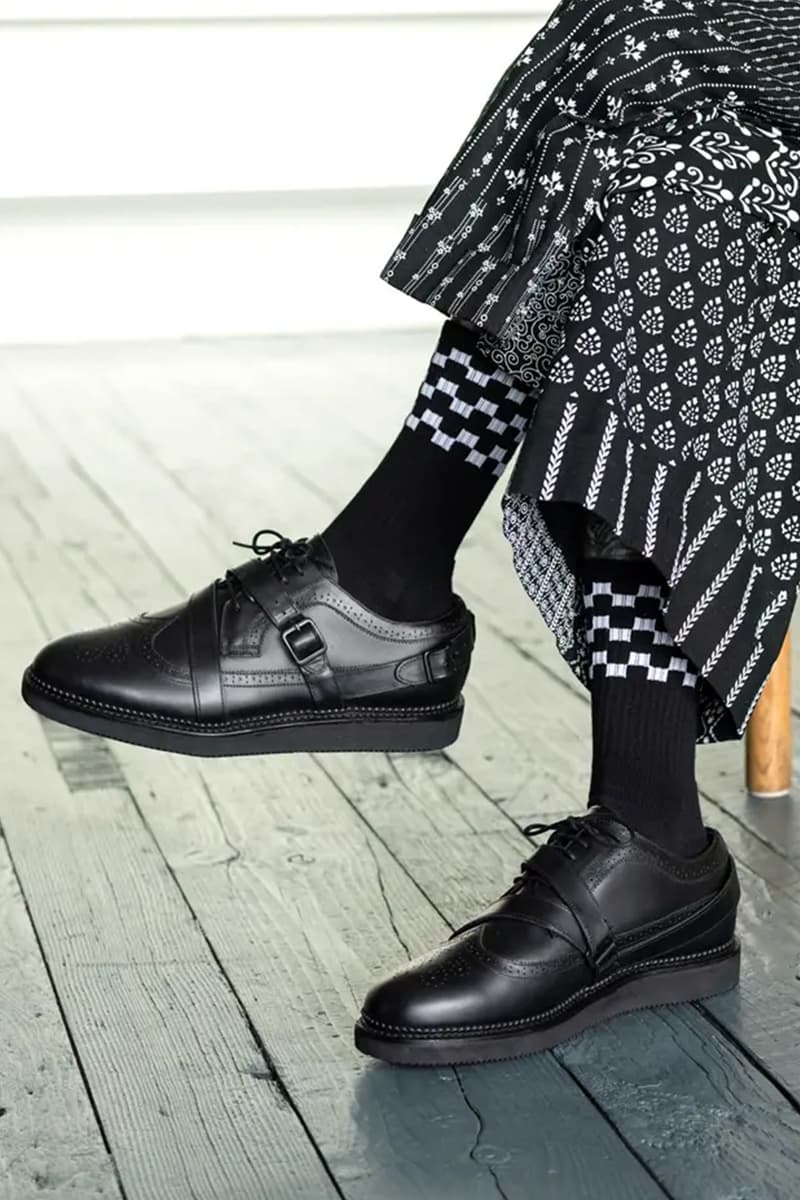 Engineered Garments SUICOKE STRAP WINGTIP SHOES Release Info