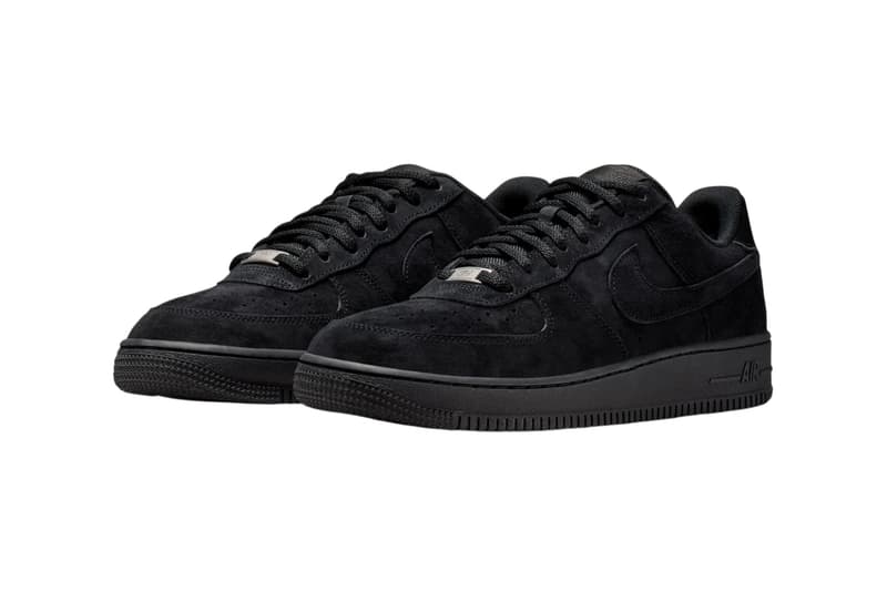 Nike SB Air Force 1 Low Triple Black IW8068-001 official images