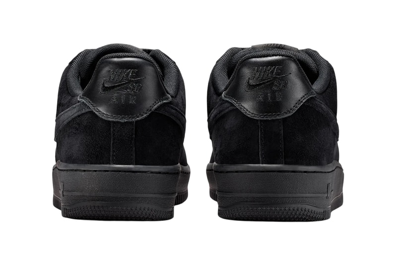 Nike SB Air Force 1 Low Triple Black IW8068-001 official images