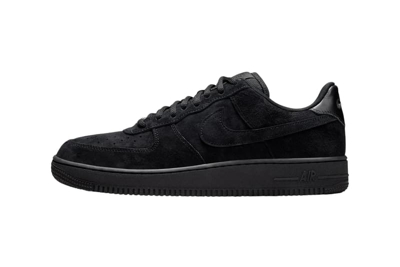 Nike SB Air Force 1 Low Triple Black IW8068-001 official images