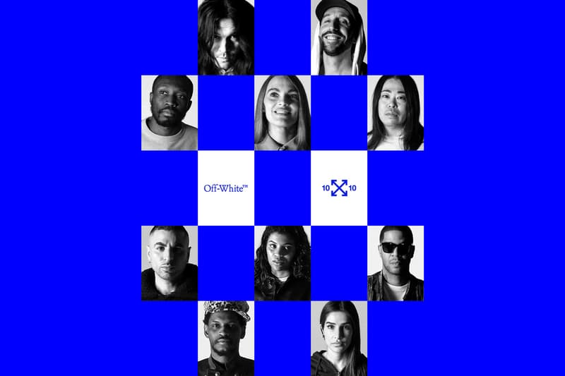 Off-White™ 10x10 Icons Reimagined Info Kid Cudi A$AP Nast Ava Nirui Raul Lopez Yuta Hosokawa Guillerumo Andrade Veneda Carter Renell Medrano Stéphane Ashpool Bafic fashion