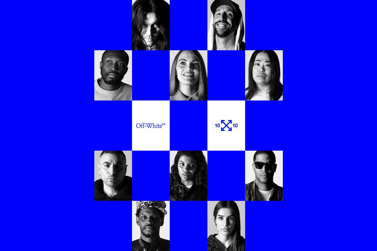 Off-White™ 10x10 Icons Reimagined Info Kid Cudi A$AP Nast Ava Nirui Raul Lopez Yuta Hosokawa Guillerumo Andrade Veneda Carter Renell Medrano Stéphane Ashpool Bafic fashion