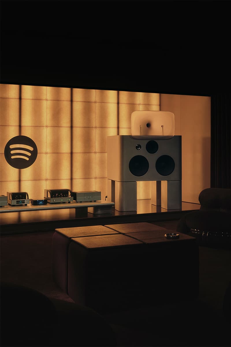 Take a Look Inside Spotify's New Listening Lounge Friendly Pressure Cake Architecture