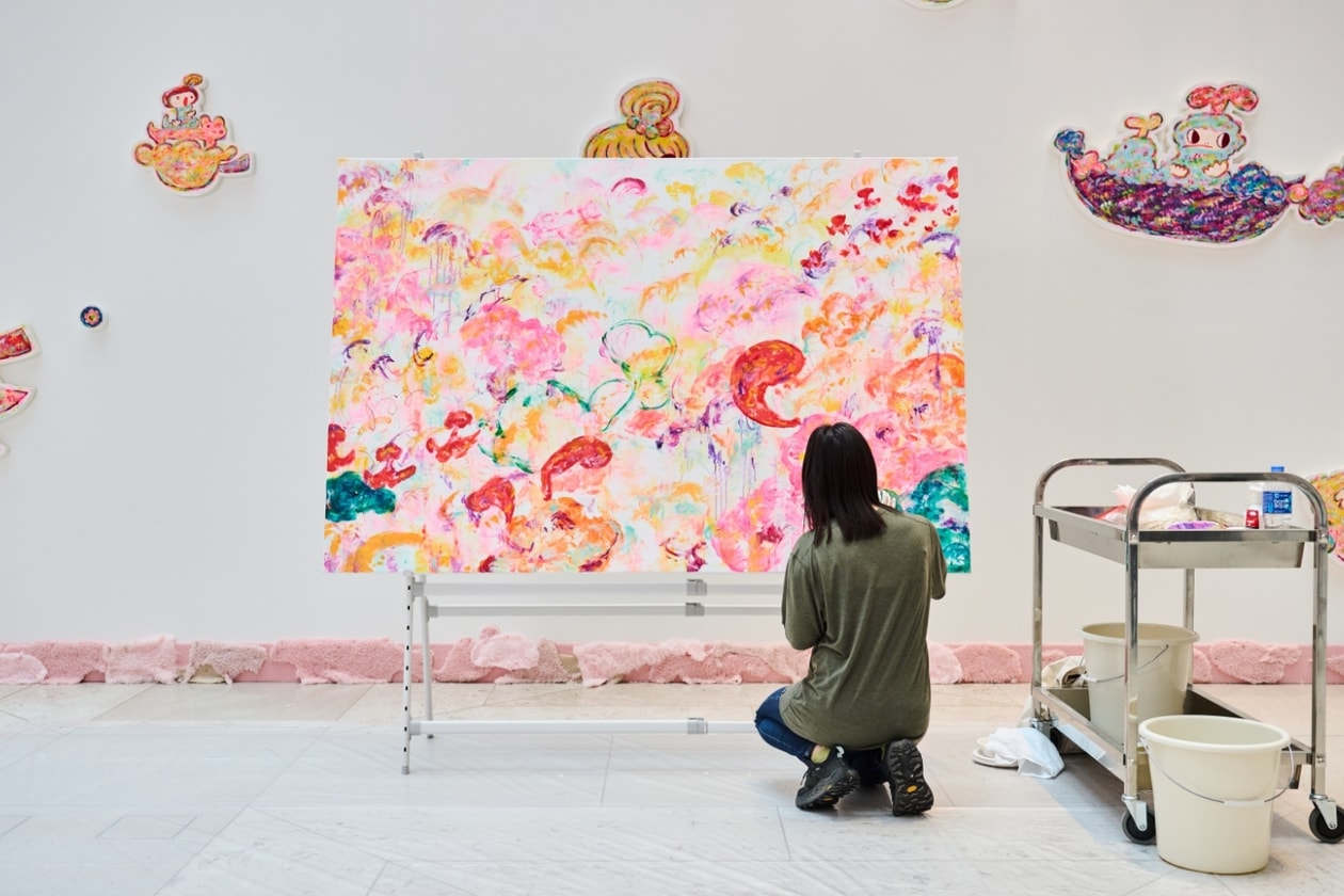 Ayako Rokkaku ‘THE ISLAND – ONIGASHIMA’ LANDMARK Atrium Exhibition Installation Hong Kong Interview