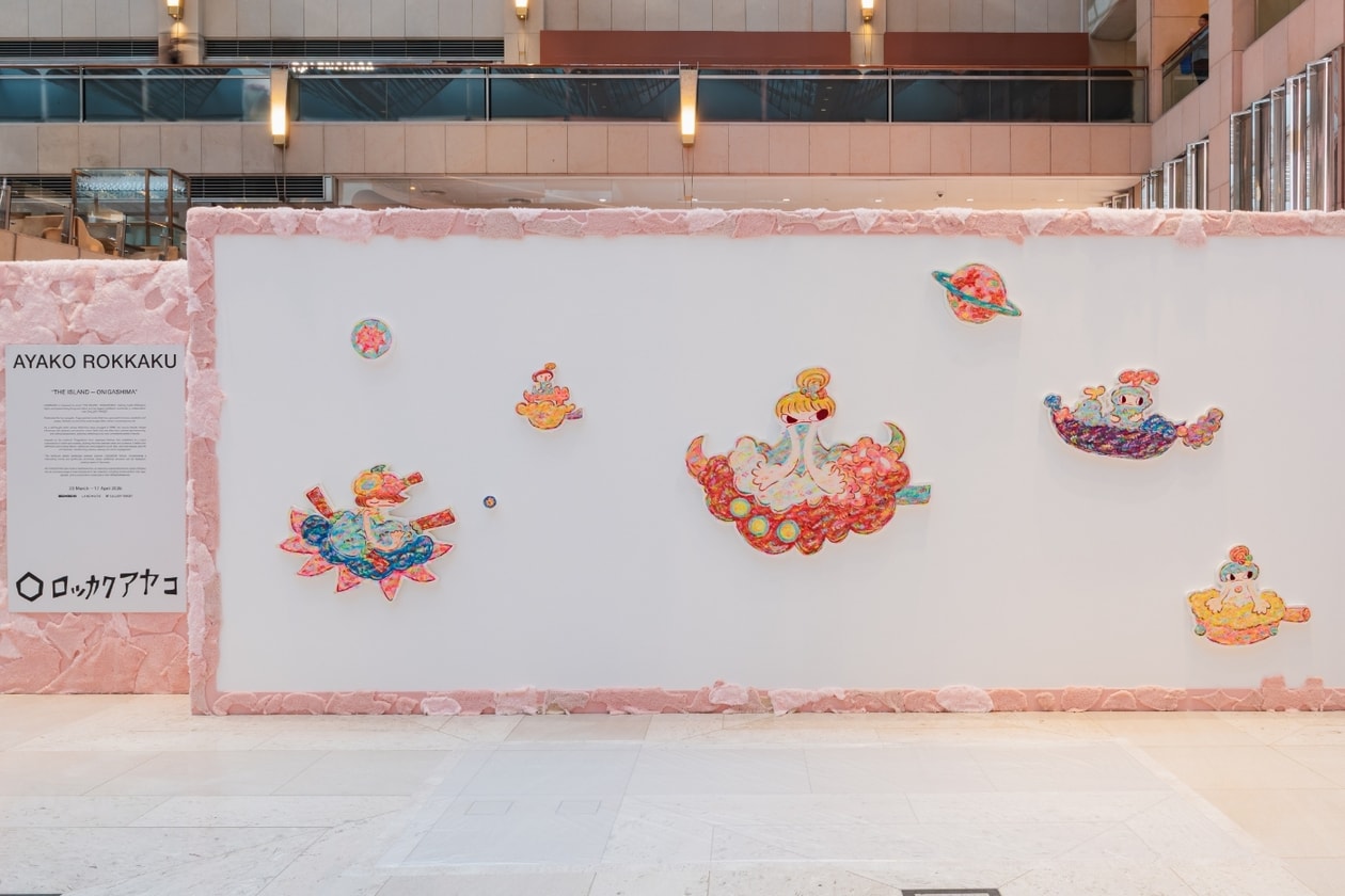 Ayako Rokkaku ‘THE ISLAND – ONIGASHIMA’ LANDMARK Atrium Exhibition Installation Hong Kong Interview