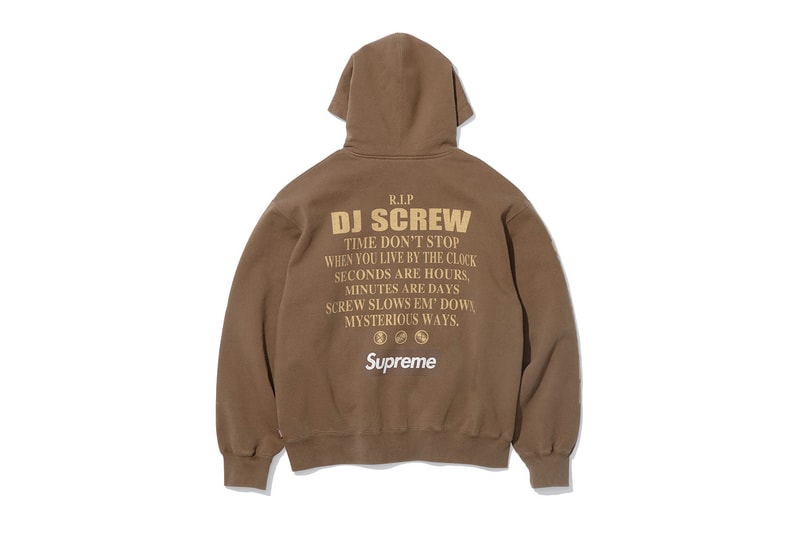 DJ Screw Supreme Spring 2026 Collection Release Info