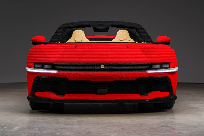LEGO Ferrari 12Cilindri Spider life size model legoland new york Announcement