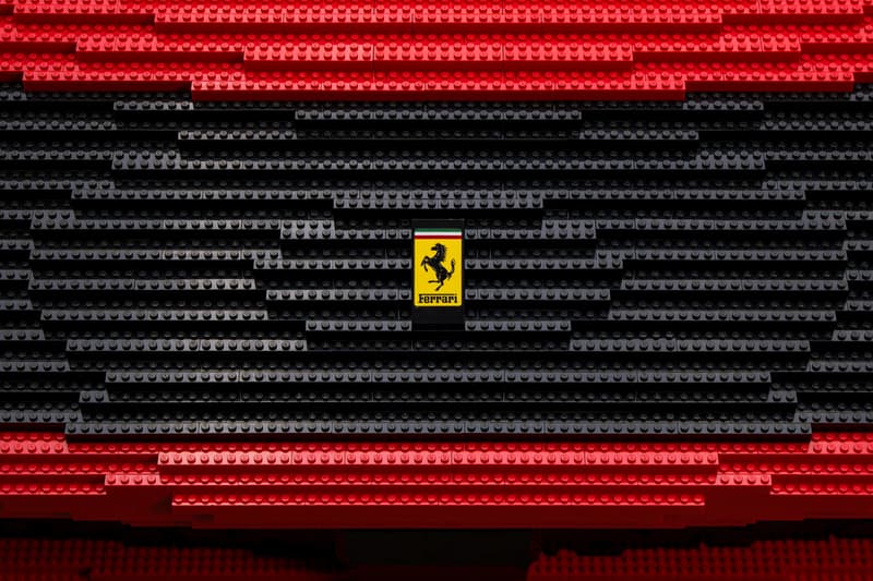 LEGO Ferrari 12Cilindri Spider life size model legoland new york Announcement