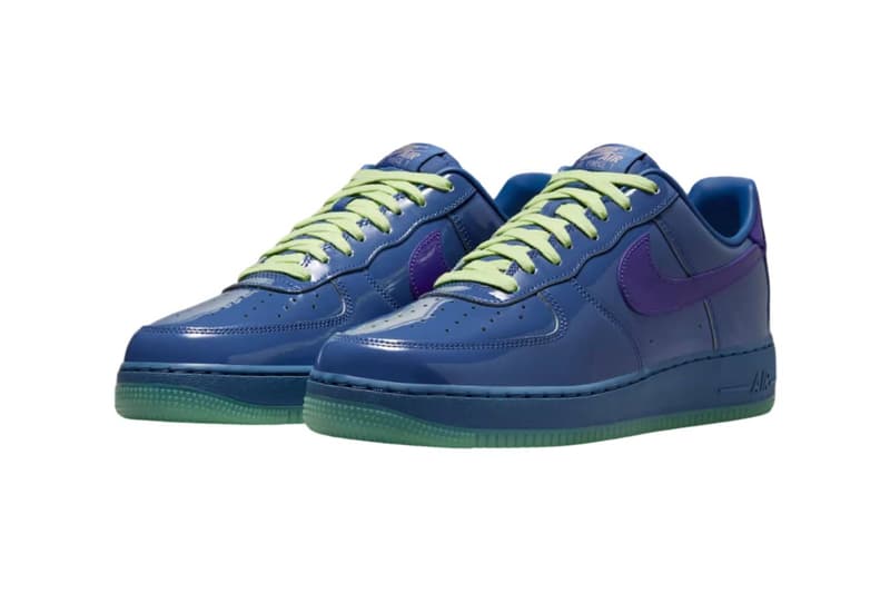 Nike Air Force 1 Patent Leather pack Topaz Gold Dark team red mystic navy IO4489-400 IO4489-601 IO4489-700 Release Info