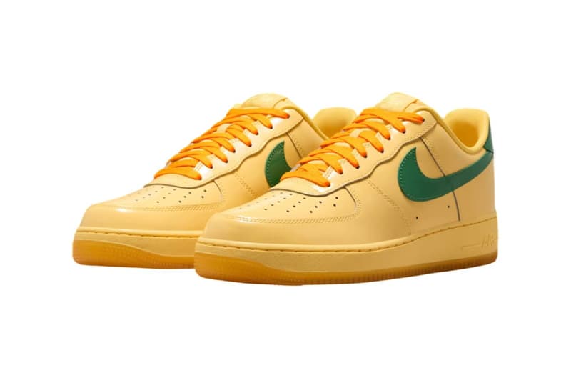 Nike Air Force 1 Patent Leather pack Topaz Gold Dark team red mystic navy IO4489-400 IO4489-601 IO4489-700 Release Info