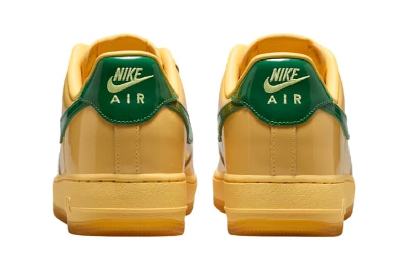 Nike Air Force 1 Patent Leather pack Topaz Gold Dark team red mystic navy IO4489-400 IO4489-601 IO4489-700 Release Info