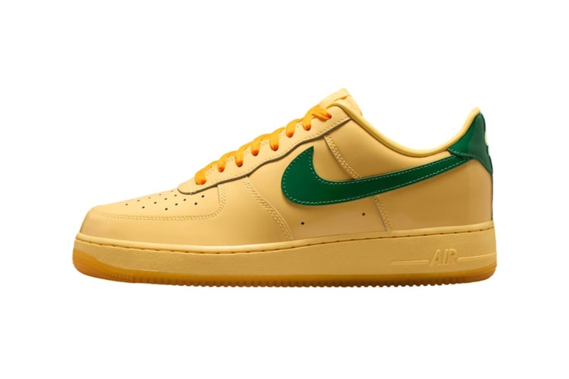 Nike Air Force 1 Patent Leather pack Topaz Gold Dark team red mystic navy IO4489-400 IO4489-601 IO4489-700 Release Info