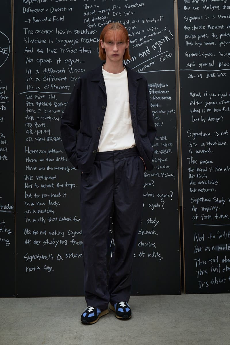 Document Spring/Summer 2026 Collection "The Signature Study" Lookbook Info