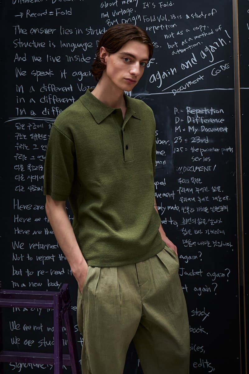 Document Spring/Summer 2026 Collection "The Signature Study" Lookbook Info