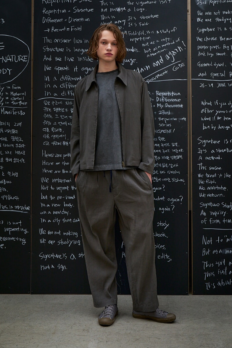 Document Spring/Summer 2026 Collection "The Signature Study" Lookbook Info