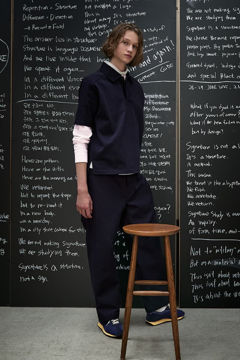 Document Spring/Summer 2026 Collection "The Signature Study" Lookbook Info